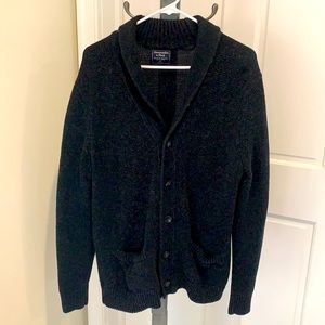 Black Shawl Cardigan